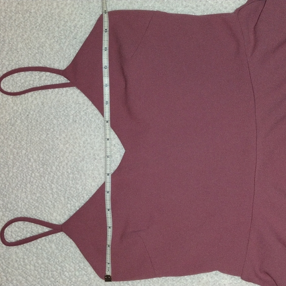 Mauve Windsor Dress. Size Large - Picture 3 of 5